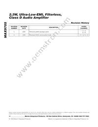 MAX9705DEBC+T Datasheet Page 18