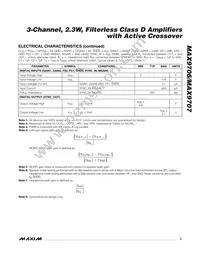 MAX9707ETX+T Datasheet Page 5