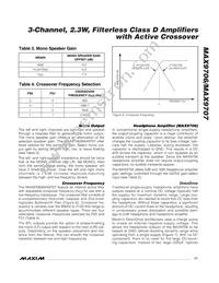 MAX9707ETX+T Datasheet Page 17