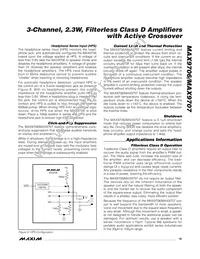 MAX9707ETX+T Datasheet Page 19