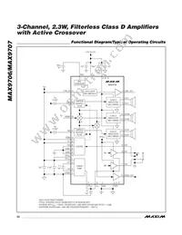 MAX9707ETX+T Datasheet Page 22