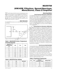MAX9708ETN/V+TD Datasheet Page 13