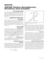 MAX9708ETN/V+TD Datasheet Page 14