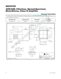 MAX9708ETN/V+TD Datasheet Page 20