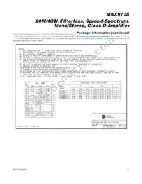 MAX9708ETN/V+TD Datasheet Page 21