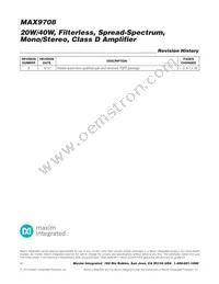 MAX9708ETN/V+TD Datasheet Page 22