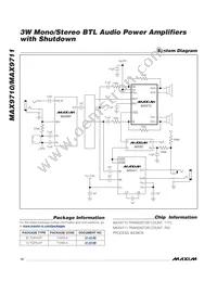MAX9710EUE+T Datasheet Page 12