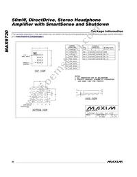 MAX9720BEUE+T Datasheet Page 20
