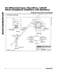 MAX9722AEUE+TG075 Datasheet Page 20