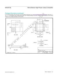 MAX9736AETJ/V+ Datasheet Page 23