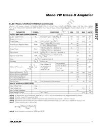 MAX9737ETG+TG24 Datasheet Page 3