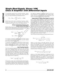 MAX9742ETX+T Datasheet Page 20