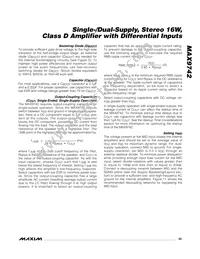 MAX9742ETX+T Datasheet Page 23