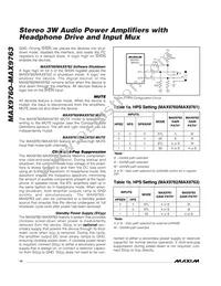 MAX9763ETI+T Datasheet Page 14