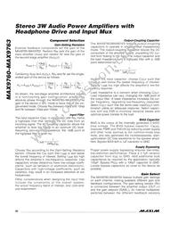MAX9763ETI+T Datasheet Page 20