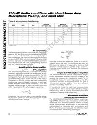 MAX9767ETJ+T Datasheet Page 22