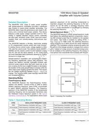 MAX9768BETG/V+ Datasheet Page 13