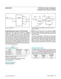 MAX9768BETG/V+ Datasheet Page 22