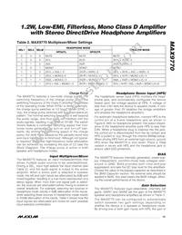 MAX9770EUI+T Datasheet Page 15