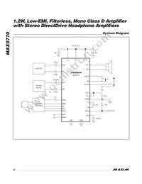 MAX9770EUI+T Datasheet Page 20