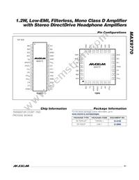 MAX9770EUI+T Datasheet Page 21