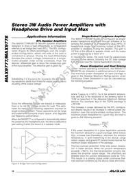 MAX9778ETI+ Datasheet Page 18