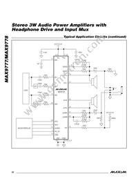 MAX9778ETI+ Datasheet Page 22