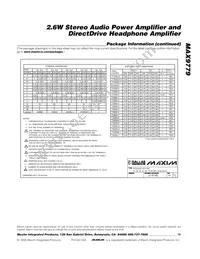 MAX9779ETI+T Datasheet Page 19