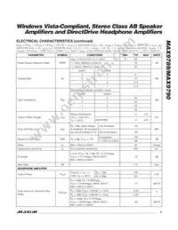 MAX9789BETJ+ Datasheet Page 3