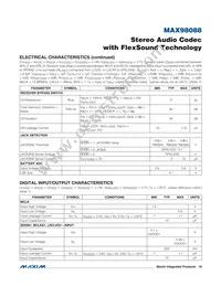 MAX98088EWY+T Datasheet Page 19