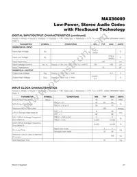 MAX98089EWY+T Datasheet Page 21