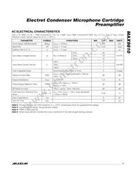 MAX9810CEBS+T Datasheet Page 3