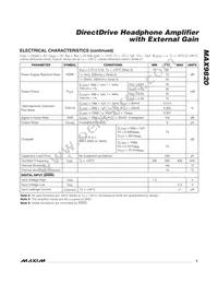 MAX9820ETB+T Datasheet Page 3