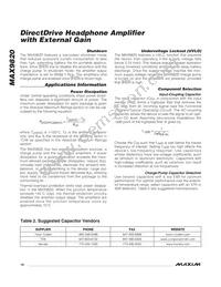 MAX9820ETB+T Datasheet Page 10