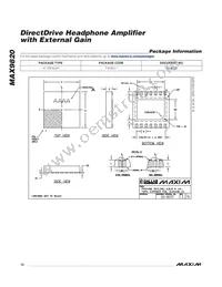 MAX9820ETB+T Datasheet Page 12