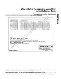 MAX9820ETB+T Datasheet Page 13