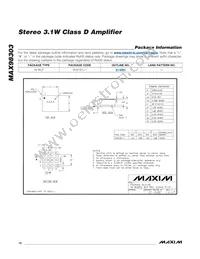 MAX98303EWE+T Datasheet Page 12