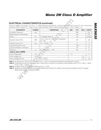 MAX9830AETA+ Datasheet Page 3