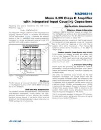 MAX98314EWL+T Datasheet Page 11