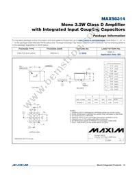 MAX98314EWL+T Datasheet Page 13
