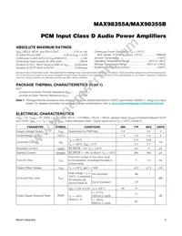 MAX98355AEWL+T Datasheet Page 4