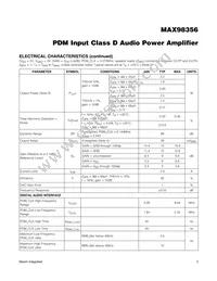 MAX98356EWL+T Datasheet Page 3