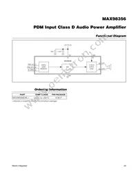 MAX98356EWL+T Datasheet Page 20