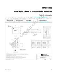 MAX98356EWL+T Datasheet Page 21