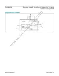 MAX98390EWX+ Datasheet Page 2