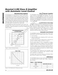 MAX98500EWE+ Datasheet Page 10