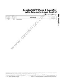 MAX98502EWE+T Datasheet Page 15