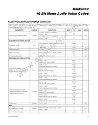 MAX9860ETG+TG3U Datasheet Page 3