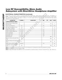 MAX9877AERP+T Datasheet Page 6