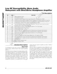 MAX9877AERP+T Datasheet Page 16